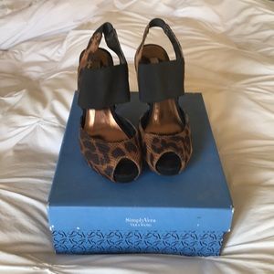 Simply Vera by Vera Wang Animal Print Heels